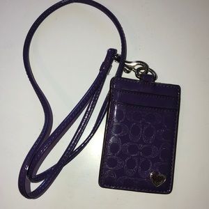 Coach lanyard